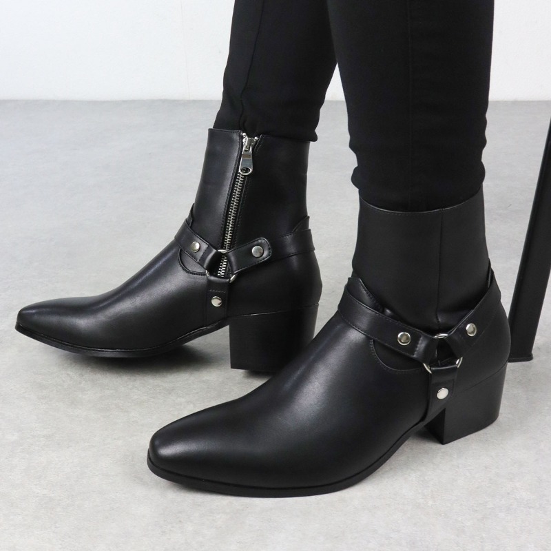 Men Formal Wear With Boots - Designer-Herrenstiefel, klassischer Chelsea-Stiefeletten, modische Business-Stiefel mit