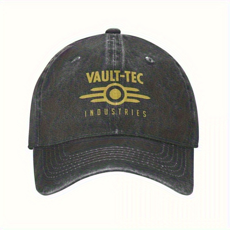 Men Formal Wear All Black - Vintage Distressed Schwarze Baseballkappe mit Logo