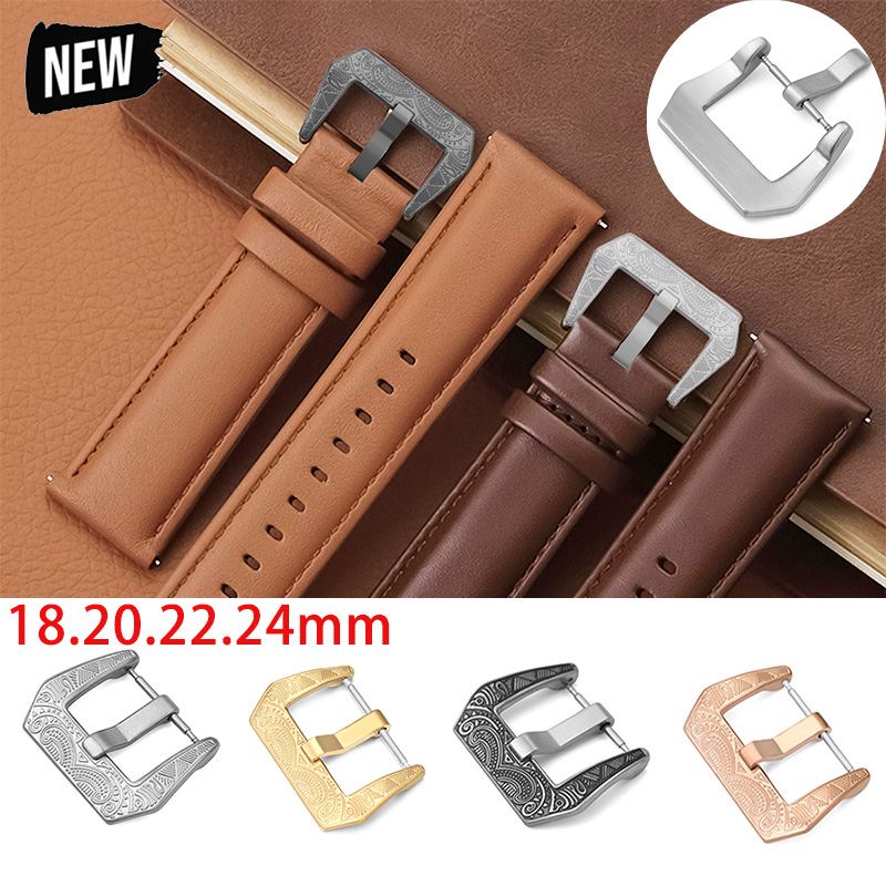 Tuxedo Lapel Pin - 18/20/22/24 mm Vintage Metall-Uhrenarmband-Schnalle, universelle Edelstahl-Armbandstiftschließe,