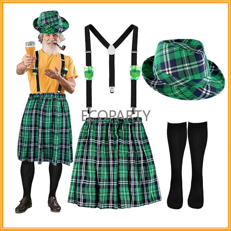 St. Patricks Day-Kostüm-Set, g – Sock Garter Men Bewertung und Preis