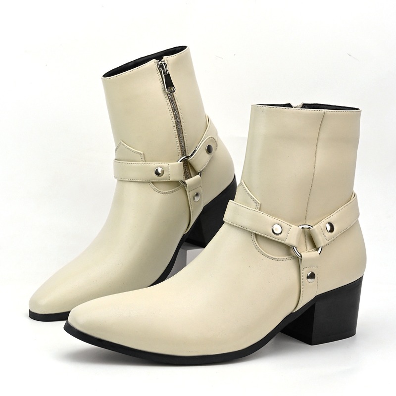 Designer-Herrenstiefel, klassi – Men Formal Wear With Boots Bewertung und Preis