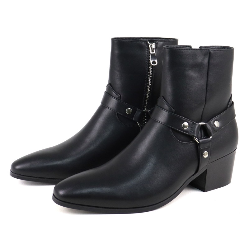 Designer-Herrenstiefel, klassi – Men Formal Wear With Boots Bewertung und Preis