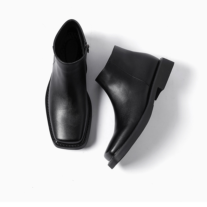 Luxus Mode Schwarz Männer Casu – Men Formal Wear With Boots Bewertung und Preis