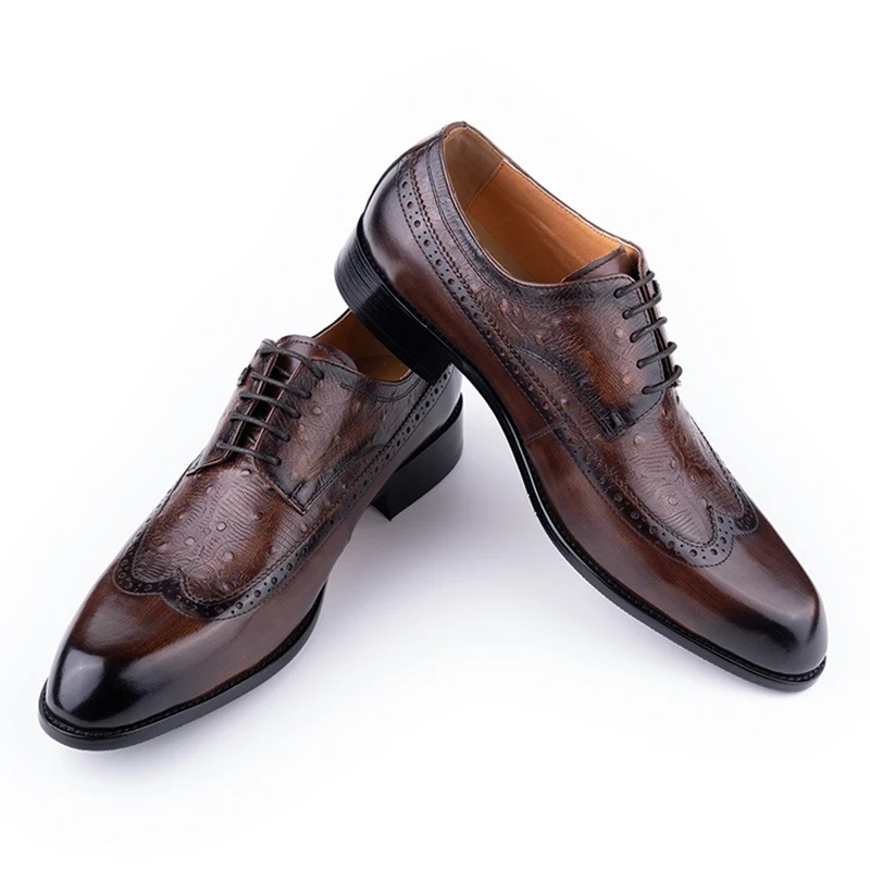 Herrenschuhe aus Rindsleder mi – Formal Men Daily Wear Footwear Bewertung und Preis
